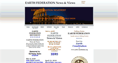 Desktop Screenshot of earthfederation.info
