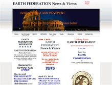 Tablet Screenshot of earthfederation.info